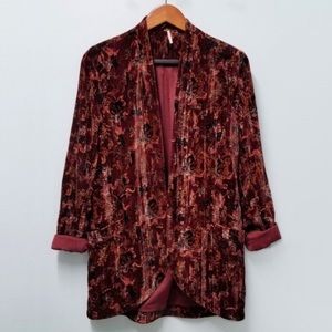 Free people velvet coat